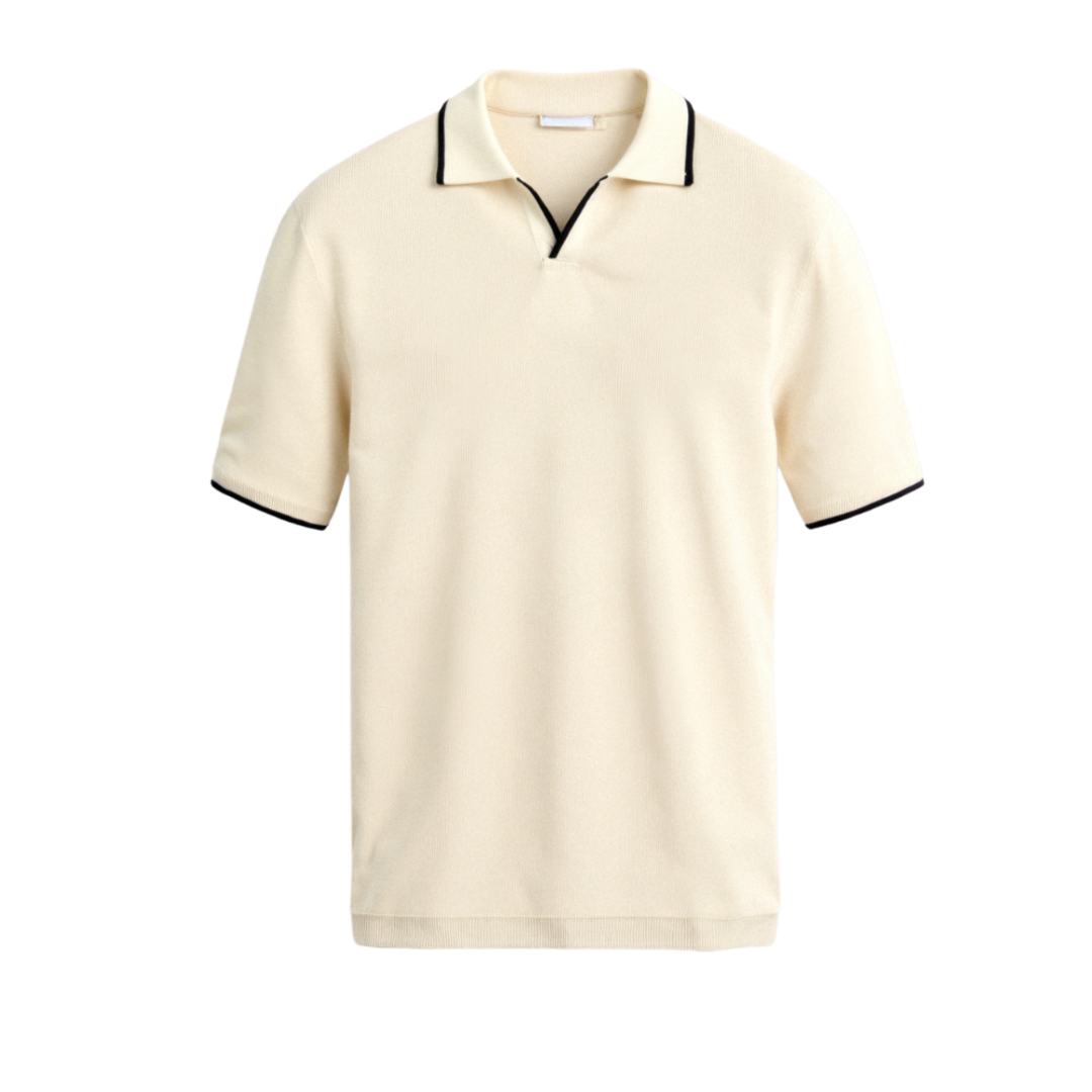 LAMODA Contrast Slim Fitted Polo