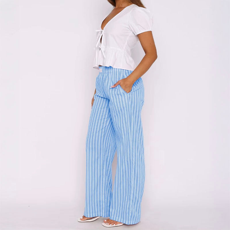 Moda Striped Trousers