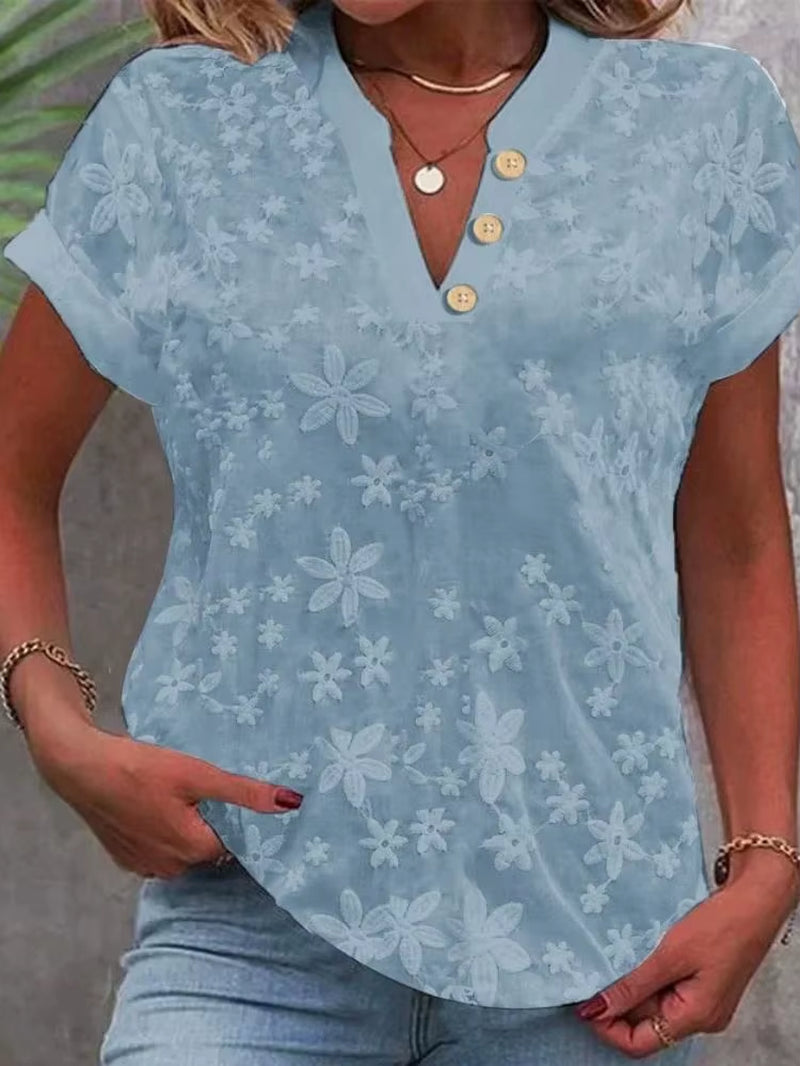 The Lace Bloom Cropped Blouse