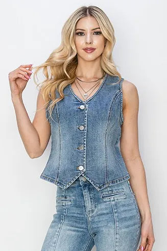 RISEN CurveVibe V-Neck Vest